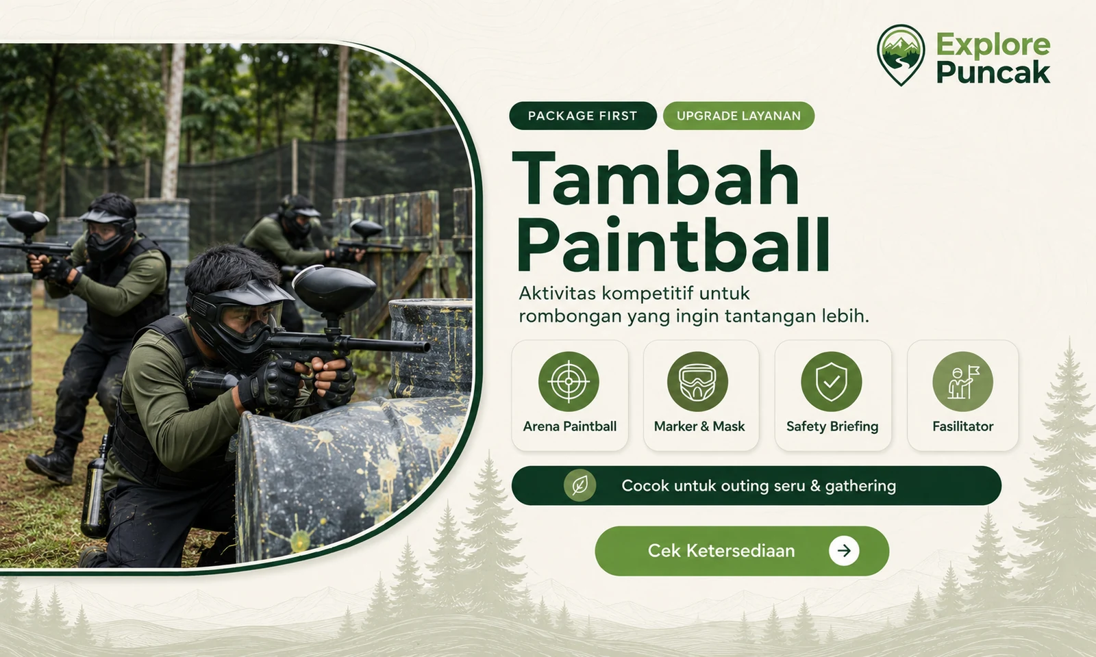 Paintball sebagai tambahan kegiatan