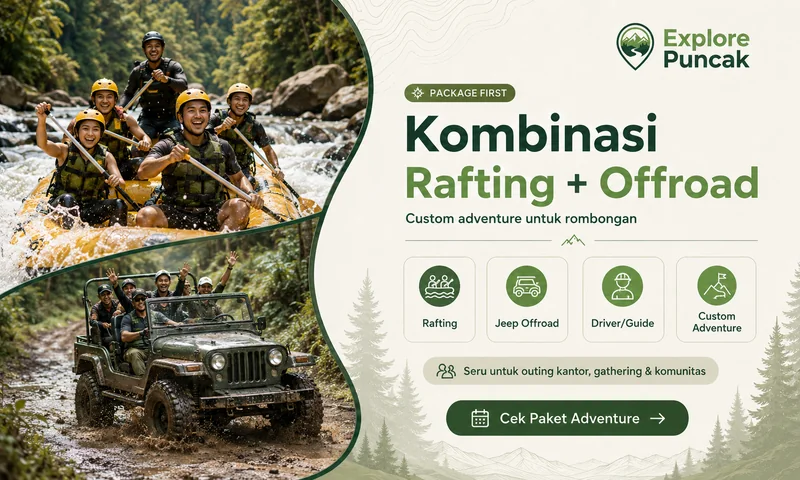 Offroad sebagai pilihan kombinasi rafting