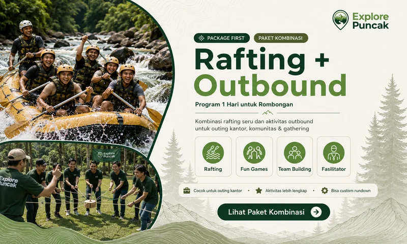 Outbound sebagai kombinasi rafting Bogor