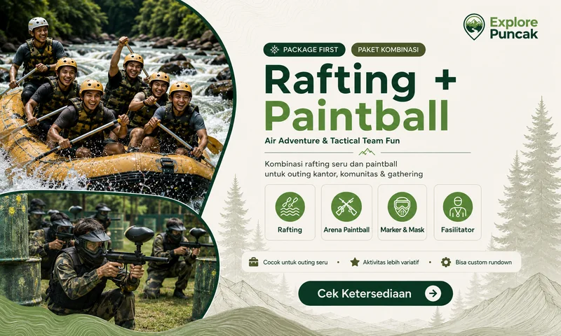 Paintball sebagai kombinasi rafting Bogor