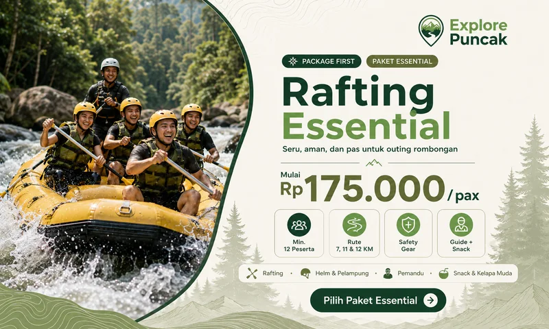 Paket Rafting Essential Bogor