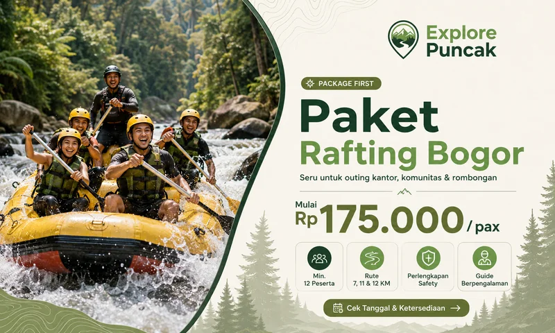 Paket Rafting Bogor untuk rombongan, komunitas, dan perusahaan