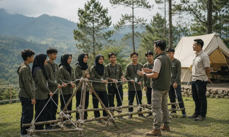 LDKS & Leadership Camp di kawasan Puncak Bogor
