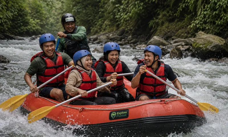 Rafting Puncak di kawasan Puncak Bogor