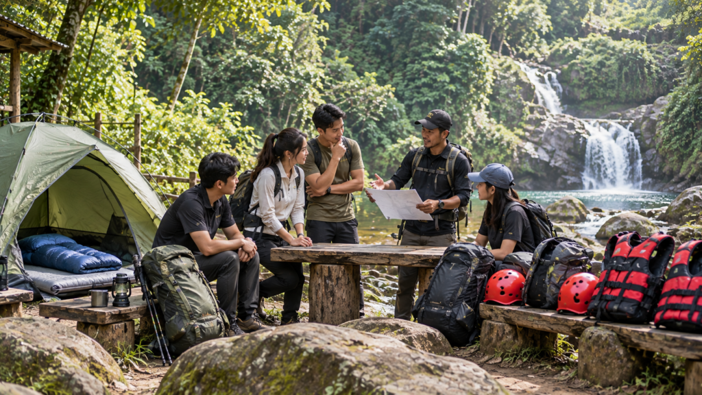 Perbandingan Camping Curug Naga 2H1M dan jelajah 3 curug tanpa menginap di Megamendung Bogor