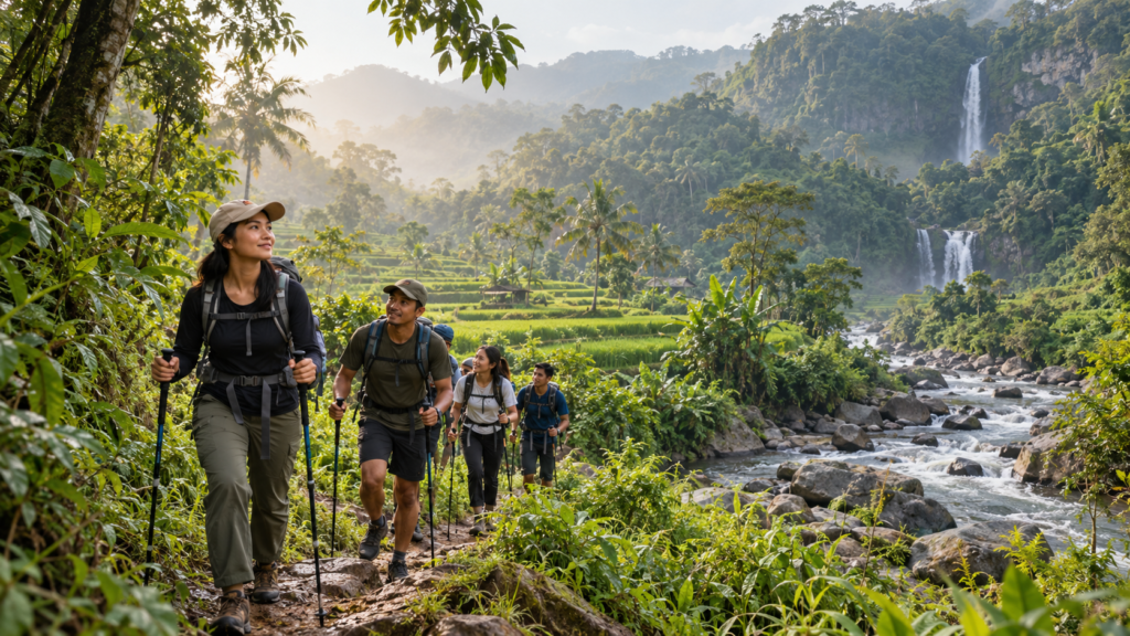 Curug Cibingbin vs Leuwi Hejo: Memilih Trekking Sentul Berdasarkan Karakter Rute dan Gaya Pengalaman