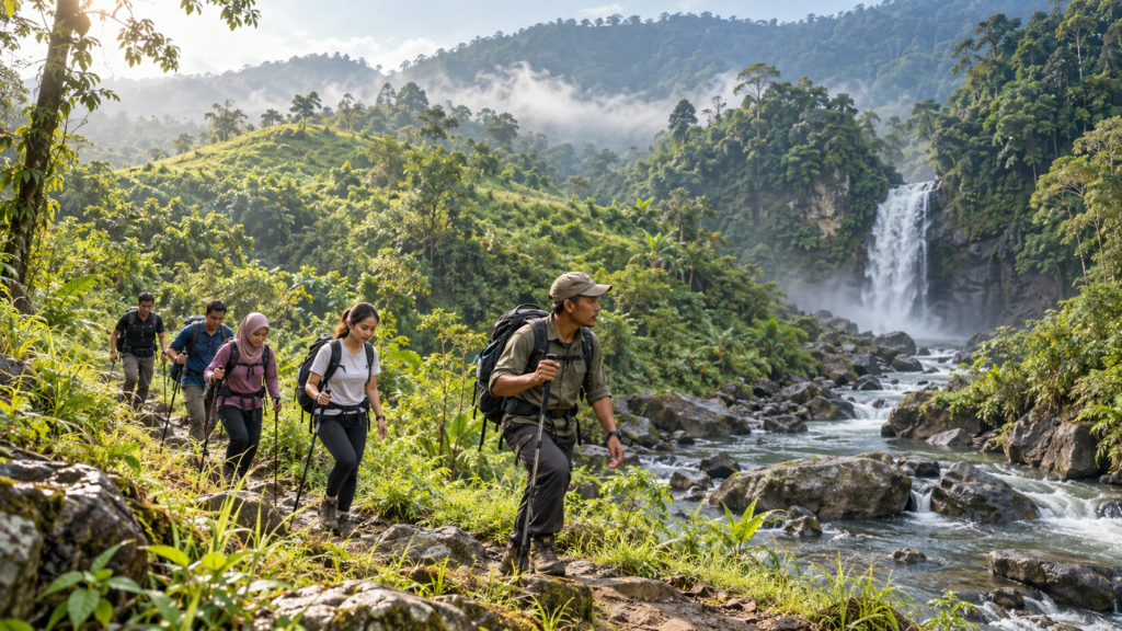 Trekking Curug Leuwi Asih 3,5 KM Level Medium Cocok untuk Siapa? Cara Menilai Stamina dan Kesiapan